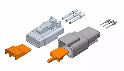 3 Way Duetsch DTM Connector Kit